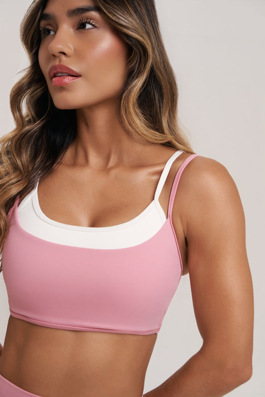 CLEO Double Layer Sports Bra – Women’s Pilates, Yoga & Workout Bra
