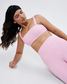 Sculpting Workout Set with Adjustable Strap Bra and Leggings