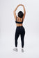 Hope Adjustable Strap Sports Bra | Minimal Black Workout Top for Pilates, Yoga & Everyday Wear