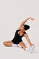 Reformer Pilates Grip Socks with Ruched Strap | Non-Slip