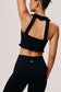 Nemesis Ruffle Sports Bra for Women | Stylish Workout & Gym Top - SABEL